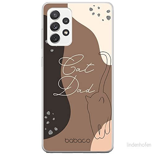 ERT GROUP mobiltelefonfodral för Samsung A52 5G / LTE 4G A52S originalt och officiellt licensierat Babaco mönster Cats 010, fodral tillverkad av TPU plast 5905131092984