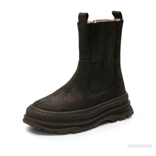 bisgaard Mila Lamb Fashion Boot, 2 UK, Gnistrande natt, UK 5715243691667