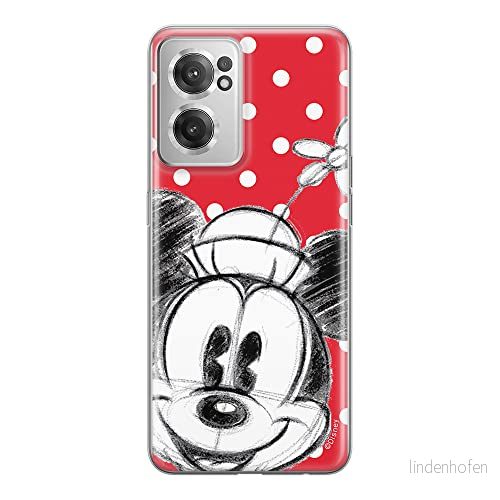 ERT GROUP mobiltelefonfodral för Oneplus NORD CE 2 originalt och officiellt licensierat Disney mönster Minnie 009 optimalt anpassad till formen på mobiltelefonen, fodral tillverkad av TPU plast 5905511282905