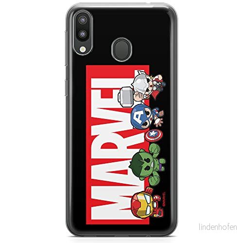 ERT GROUP mobiltelefonfodral för Samsung M20 originalt och officiellt licensierat Marvel mönster 010 optimalt anpassad till formen på mobiltelefonen, fodral tillverkad av TPU plast 5904805179617