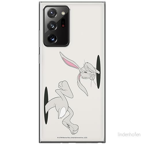 ERT GROUP mobiltelefonfodral för Samsung GALAXY NOTE 20 ULTRA originalt och officiellt licensierat Looney Tunes mönster Bugs 016, fodral tillverkad av TPU plast 5905795079611