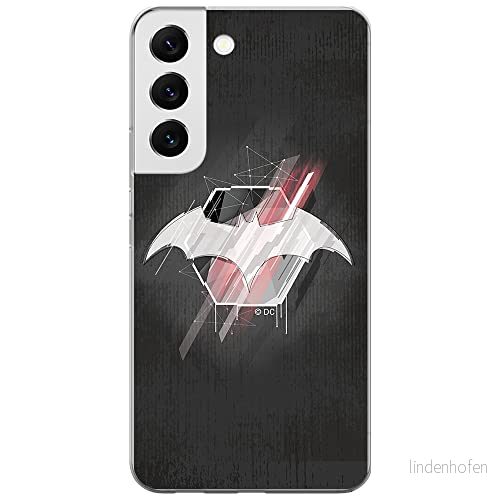 ERT GROUP mobiltelefonfodral för Samsung S22 originalt och officiellt licensierat DC mönster Batman 002 optimalt anpassad till formen på mobiltelefonen, fodral tillverkad av TPU plast 5904805304293
