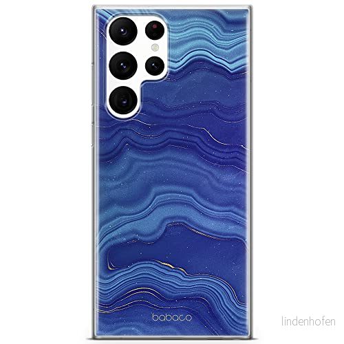 ERT GROUP mobiltelefonfodral för Samsung S22 ULTRA originalt och officiellt licensierat Babaco mönster Marble 003 optimalt anpassad till formen på mobiltelefonen, fodral tillverkad av TPU plast 5904805283017