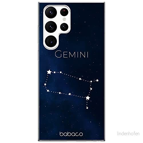 ERT GROUP mobiltelefonfodral för Samsung S22 ULTRA originalt och officiellt licensierat Babaco mönster Zodiac Constellation 003 anpassad till formen på mobiltelefonen, fodral tillverkad av TPU plast 5904805283468