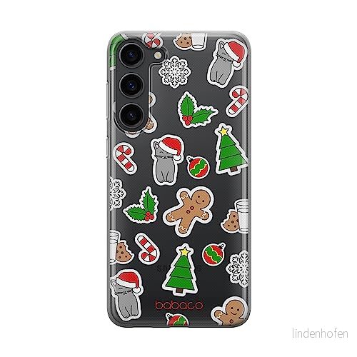 ERT GROUP mobiltelefonfodral för Samsung S23 PLUS originalt och officiellt licensierat Babaco mönster Winter 006 optimalt anpassad till formen på mobiltelefonen, gedeeltelijk transparant 5905511445584