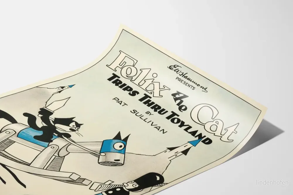 Vintageposter med Felix the Cat - Retro väggdekoration - Bild 3