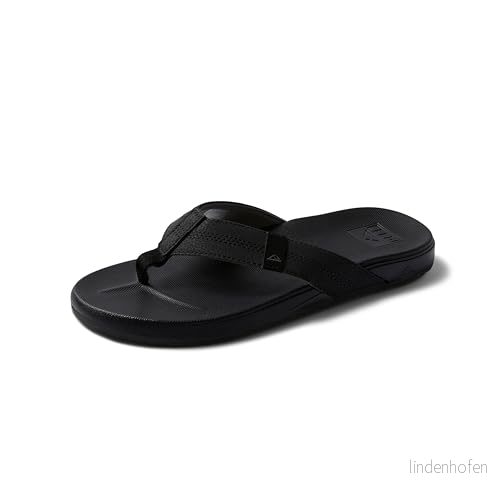 Reef Kudde Bounce Phantom Le Flip Flops för män - Svart - 40 EU 191477026461