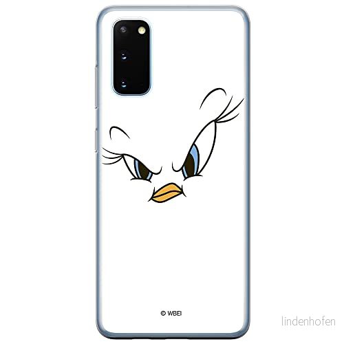 ERT GROUP mobiltelefonfodral för Samsung S20 FE / 5G originalt och officiellt licensierat Looney Tunes mönster Tweety 001 anpassad till formen på mobiltelefonen, fodral tillverkad av TPU plast 5903932407136