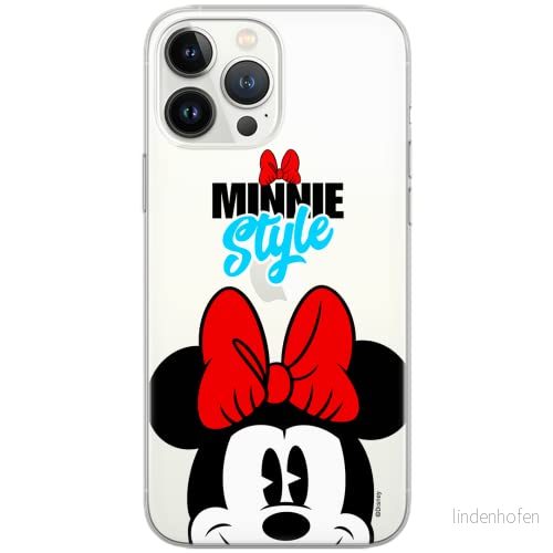 ERT GROUP mobiltelefonfodral för Xiaomi REDMI NOTE 10/ 10S originalt och officiellt licensierat Disney mönster Minnie 027 optimalt anpassad till formen på mobiltelefonen, gedeeltelijk transparant 5903537191744