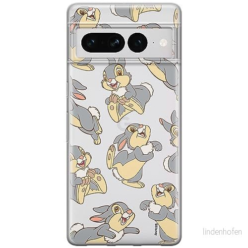 ERT GROUP mobiltelefonfodral för Google PIXEL 7 PRO originalt och officiellt licensierat Disney mönster Thumper 003 optimalt anpassad till formen på mobiltelefonen, gedeeltelijk transparant 5905795174293