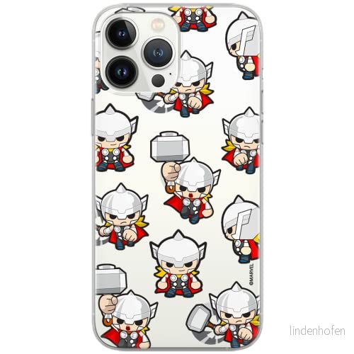 ERT GROUP mobiltelefonfodral för Xiaomi MI NOTE 10 / PRO originalt och officiellt licensierat Marvel mönster Thor 007 anpassad till formen på mobiltelefonen, gedeeltelijk transparant 5904805166679