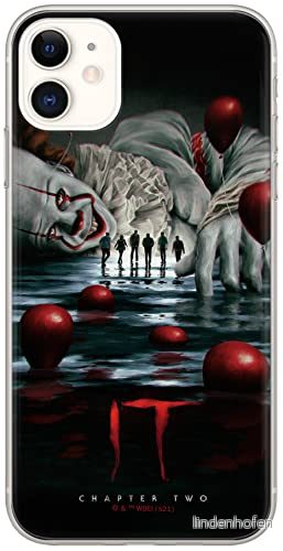 ERT GROUP mobiltelefonfodral för Iphone 11 originalt och officiellt licensierat Horror mönster It 022 optimalt anpassad till formen på mobiltelefonen, fodral tillverkad av TPU plast 5905511003364