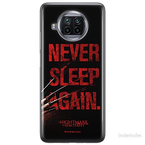 ERT GROUP mobiltelefonfodral för Xiaomi MI 10T LITE/REDMI NOTE 9 PRO 5G originalt och officiellt licensierat Horror mönster Nightmare of Elm Street 003, fodral tillverkad av TPU plast 5905511076139