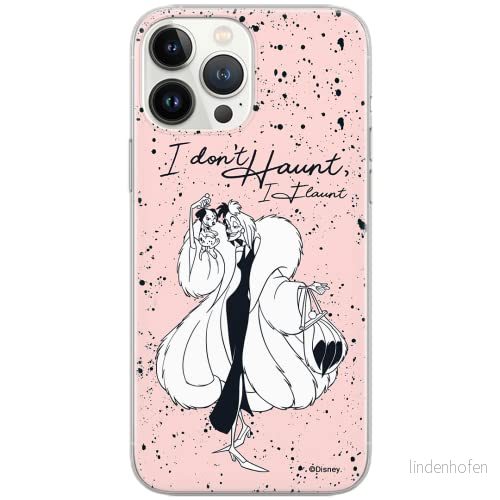 ERT GROUP mobiltelefonfodral för Xiaomi REDMI NOTE 9 originalt och officiellt licensierat Disney mönster Cruella and Puppy 001 anpassad till formen på mobiltelefonen, fodral tillverkad av TPU plast 5903040334935