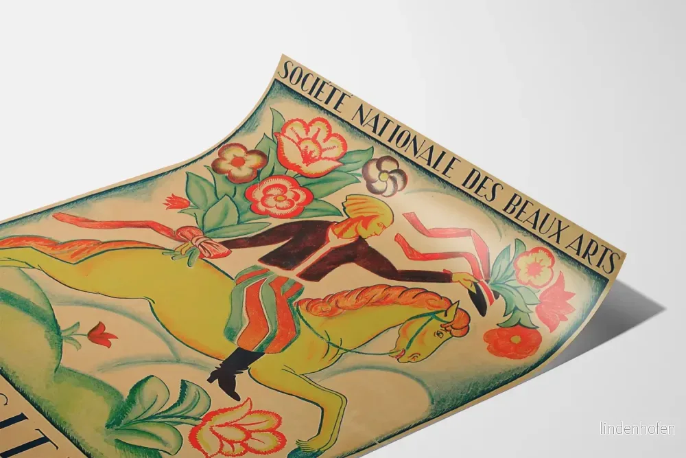 Vintageposter av Polsk konstutställning 1921, Nationala konstföreningen - Bild 3