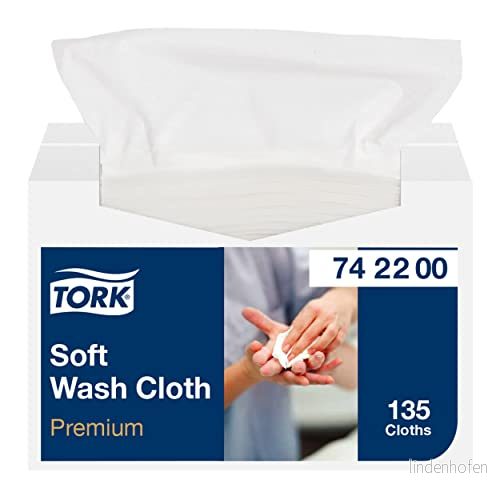 Tork Soft Wash Trasa, 32 x 30 cm, Vit, Paket med 135 7310791050614