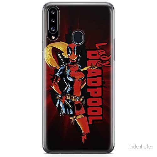 ERT GROUP mobiltelefonfodral för Samsung A20S originalt och officiellt licensierat Marvel mönster Deadpool 009 optimalt anpassad till formen på mobiltelefonen, fodral tillverkad av TPU plast 5904805442339