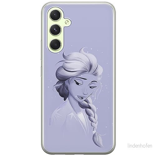 ERT GROUP mobiltelefonfodral för Samsung A54 5G originalt och officiellt licensierat Disney mönster Elsa 013 optimalt anpassad till formen på mobiltelefonen, fodral tillverkad av TPU plast 5905511795689
