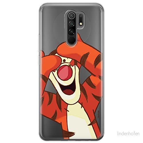 ERT GROUP mobiltelefonfodral för Xiaomi REDMI 9 originalt och officiellt licensierat Disney mönster Winnie the Pooh and friends 035 anpassad till formen på mobiltelefonen, gedeeltelijk transparant 5903537549507
