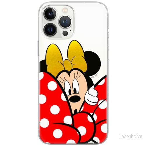 ERT GROUP mobiltelefonfodral för Apple Iphone 6 PLUS originalt och officiellt licensierat Disney mönster Minnie 015 Vit optimalt anpassad till formen på mobiltelefonen, gedeeltelijk transparant 5902980571158