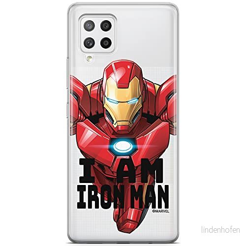 ERT GROUP mobiltelefonfodral för Samsung A42 5G originalt och officiellt licensierat Marvel mönster Iron Man 029 optimalt anpassad till formen på mobiltelefonen, gedeeltelijk transparant 5904805148033