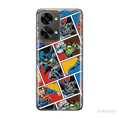 ERT GROUP mobiltelefonfodral för Oneplus NORD 2T 5G originalt och officiellt licensierat DC mönster Justice League 001 optimalt anpassad till formen på mobiltelefonen, fodral tillverkad av TPU plast 5905511267537