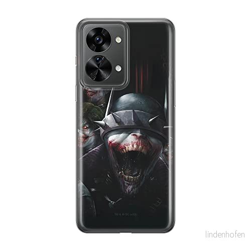ERT GROUP mobiltelefonfodral för Oneplus NORD 2T 5G originalt och officiellt licensierat DC mönster Batman Who Laughs 003 anpassad till formen på mobiltelefonen, fodral tillverkad av TPU plast 5905511269821