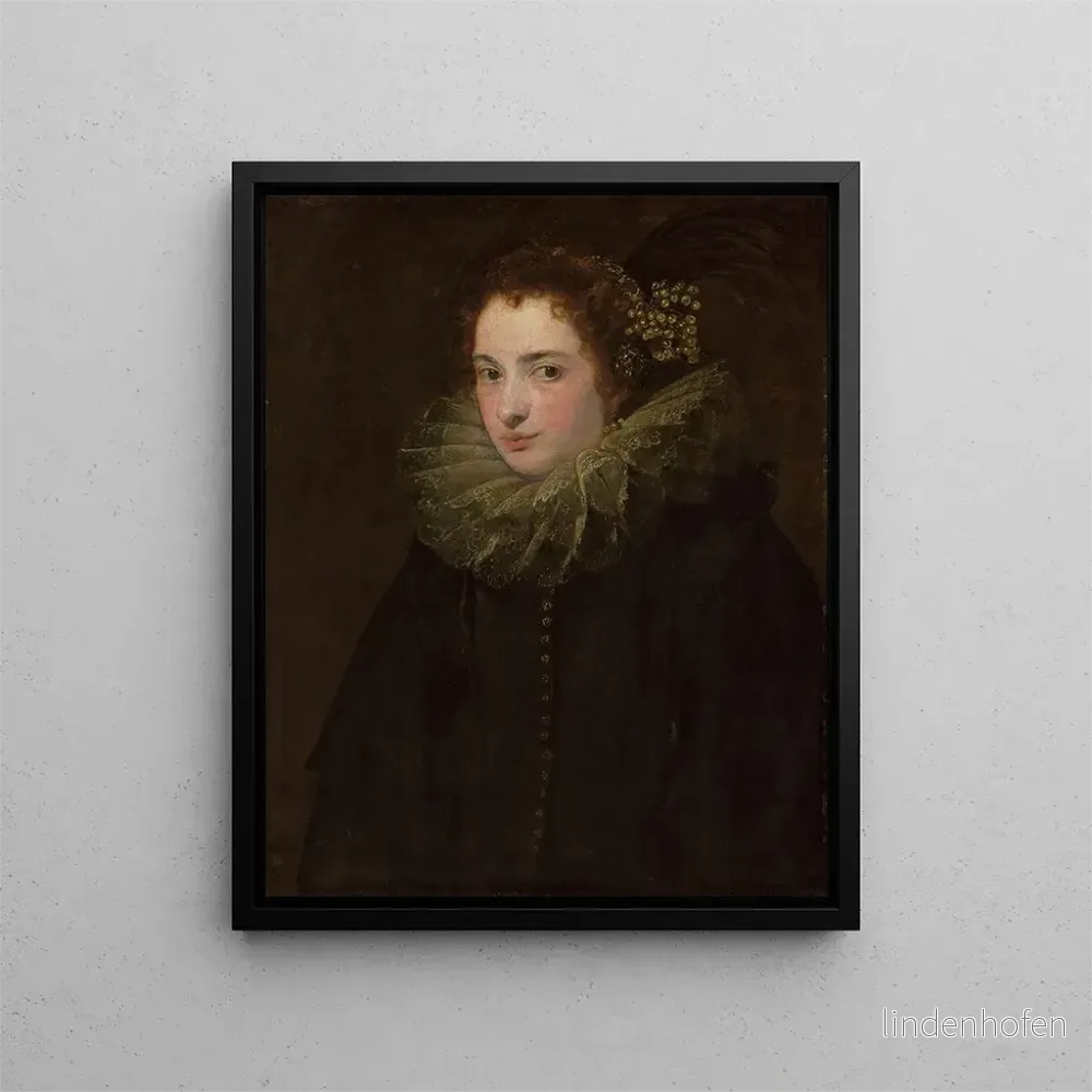 Målning Porträtt av en adelskvinna - Antoine van Dyck | Konsttryck
