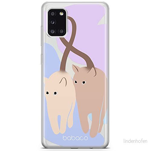 ERT GROUP mobiltelefonfodral för Samsung A31 originalt och officiellt licensierat Babaco mönster Cats 013 optimalt anpassad till formen på mobiltelefonen, gedeeltelijk transparant 5905131087676