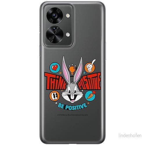 ERT GROUP mobiltelefonfodral för OnePlus NORD 2T 5G originalt och officiellt licensierat Looney Tunes mönster Bugs 020 optimalt anpassad till formen på mobiltelefonen, gedeeltelijk transparant 5905795084257