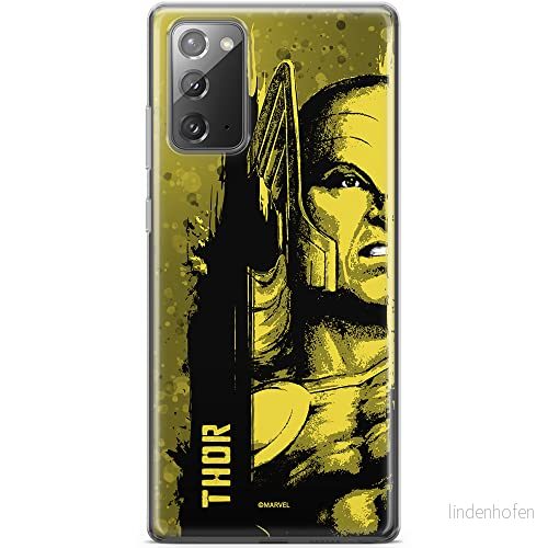 ERT GROUP mobiltelefonfodral för Samsung GALAXY NOTE 20 originalt och officiellt licensierat Marvel mönster Thor 001 optimalt anpassad till formen på mobiltelefonen, fodral tillverkad av TPU plast 5903040459362