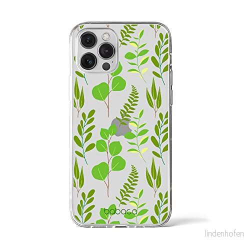 ERT GROUP mobiltelefonfodral för Apple Iphone 12 PRO MAX originalt och officiellt licensierat Babaco mönster Plants 009 Vit optimalt anpassad till formen på mobiltelefonen, gedeeltelijk transparant 5903932572018