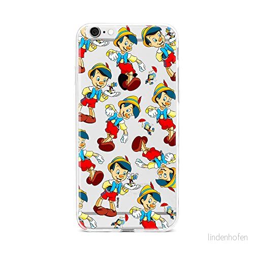 ERT GROUP mobiltelefonfodral för Iphone 6/6S originalt och officiellt licensierat Disney mönster Pinocchio 002 optimalt anpassad till formen på mobiltelefonen, gedeeltelijk transparant 5905131813725