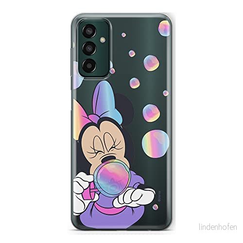 ERT GROUP mobiltelefonfodral för Samsung M13 4G originalt och officiellt licensierat Disney mönster Minnie 052 optimalt anpassad till formen på mobiltelefonen, gedeeltelijk transparant 5905511326654
