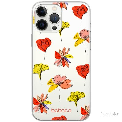 ERT GROUP mobiltelefonfodral för Xiaomi 11 LITE 4G/5G originalt och officiellt licensierat Babaco mönster Flowers 012, gedeeltelijk transparant 5903932706420