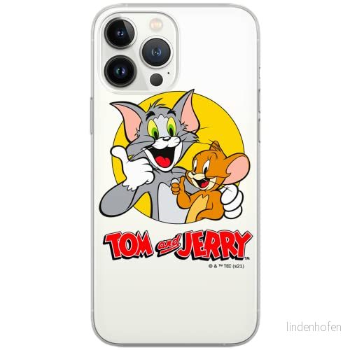 ERT GROUP mobiltelefonfodral för Samsung S9 PLUS originalt och officiellt licensierat Tom and Jerry mönster 013 Vit optimalt anpassad till formen på mobiltelefonen, gedeeltelijk transparant 5904805276064