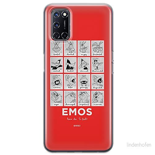 ERT GROUP mobiltelefonfodral för Oppo A92/ A72/ A52 originalt och officiellt licensierat Looney Tunes mönster 008 optimalt anpassad till formen på mobiltelefonen, fodral tillverkad av TPU plast 5903040210802