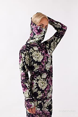 Eivy dam Icecold Gaiter Top Yoga Shirt, Vinterblomma, S EU 7330057020519