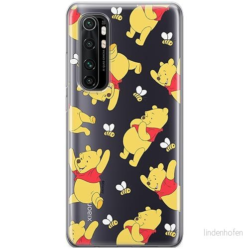 ERT GROUP mobiltelefonfodral för Xiaomi MI NOTE 10 Lite originalt och officiellt licensierat Disney mönster Winnie the Pooh & Friends 043, gedeeltelijk transparant 5905795041342