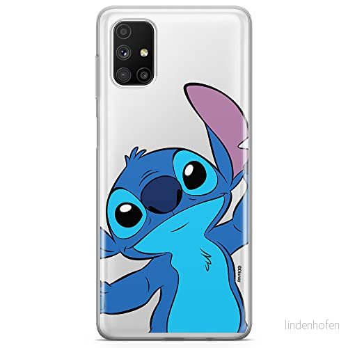 ERT GROUP mobiltelefonfodral för Samsung M51 originalt och officiellt licensierat Disney mönster Stitch 018 optimalt anpassad till formen på mobiltelefonen, gedeeltelijk transparant 5905131229137