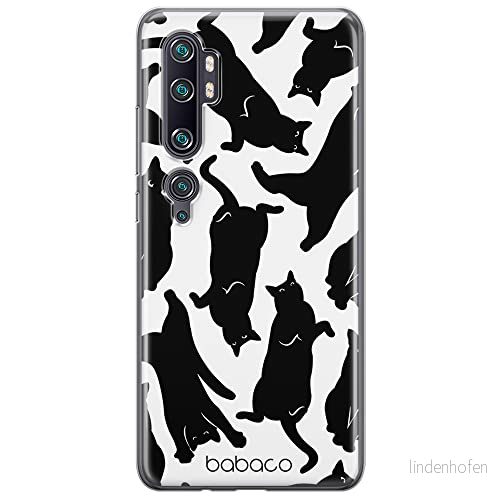 ERT GROUP mobiltelefonfodral för Xiaomi MI NOTE 10 / PRO originalt och officiellt licensierat Babaco mönster Cats 005 anpassad till formen på mobiltelefonen, fodral tillverkad av TPU plast 5905131101778