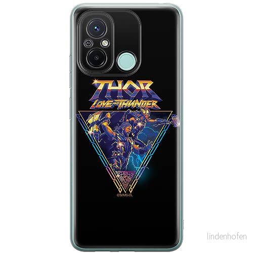 ERT GROUP mobiltelefonfodral för Xiaomi REDMI 12C/ 11A originalt och officiellt licensierat Marvel mönster Thor 003 anpassad till formen på mobiltelefonen, fodral tillverkad av TPU plast 5905511844578