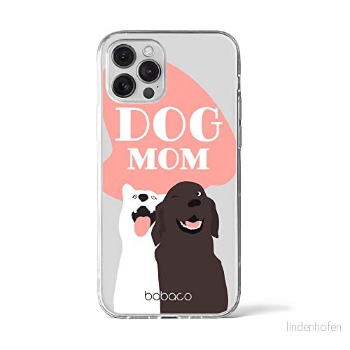 ERT GROUP mobiltelefonfodral för Iphone 12/12 PRO originalt och officiellt licensierat Babaco mönster Dogs 008 optimalt anpassad till formen på mobiltelefonen, gedeeltelijk transparant 5905131015495