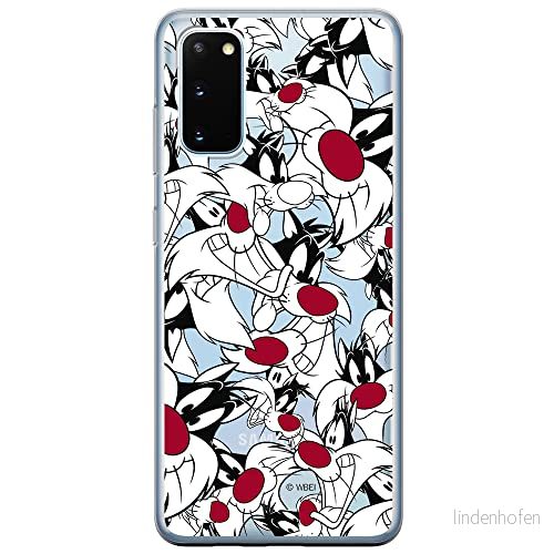 ERT GROUP mobiltelefonfodral för Samsung S20 FE / 5G originalt och officiellt licensierat Looney Tunes mönster Sylvester 004 anpassad till formen på mobiltelefonen, gedeeltelijk transparant 5903932405316