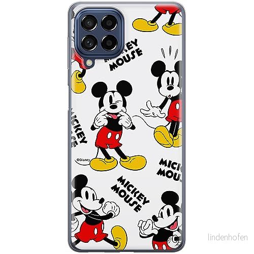 ERT GROUP mobiltelefonfodral för Samsung M53 5G originalt och officiellt licensierat Disney mönster Mickey 050 optimalt anpassad till formen på mobiltelefonen, fodral tillverkad av TPU plast 5905795032739