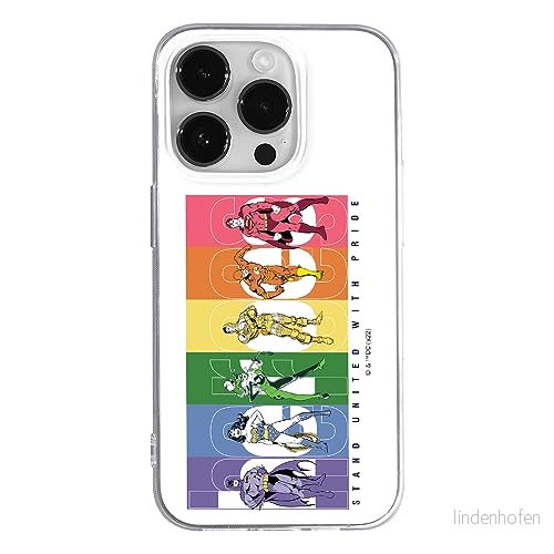 ERT GROUP mobiltelefonfodral för Iphone 14 PRO MAX originalt och officiellt licensierat DC mönster Justice League 008 optimalt anpassad till formen på mobiltelefonen, fodral tillverkad av TPU plast 5905511999490