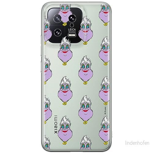 ERT GROUP mobiltelefonfodral för Xiaomi 13 originalt och officiellt licensierat Disney mönster Ursula 003 optimalt anpassad till formen på mobiltelefonen, gedeeltelijk transparant 5905511898502
