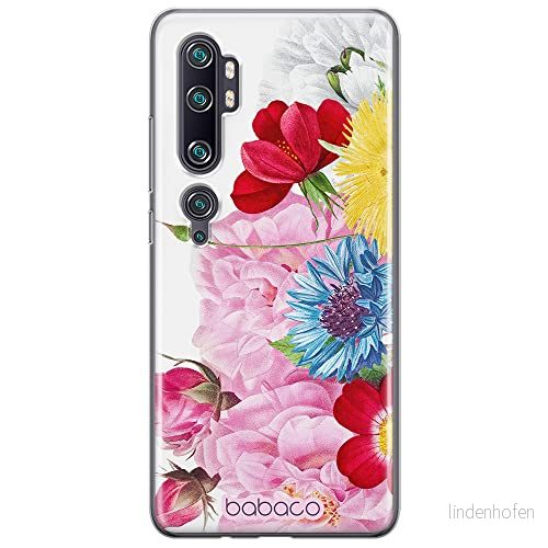 ERT GROUP mobiltelefonfodral för Xiaomi MI NOTE 10 / PRO originalt och officiellt licensierat Babaco mönster Flowers 056, fodral tillverkad av TPU plast 5905131359339