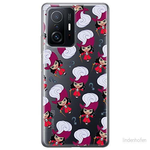ERT GROUP mobiltelefonfodral för Xiaomi 11T 5G / PRO originalt och officiellt licensierat Disney mönster James Hook 002 optimalt anpassad till formen på mobiltelefonen, gedeeltelijk transparant 5905131453624