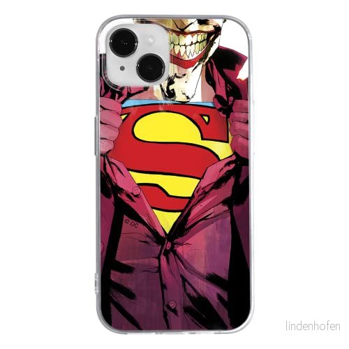 ERT GROUP mobiltelefonfodral för Apple Iphone 14 PLUS originalt och officiellt licensierat DC mönster Joker 003 optimalt anpassad till formen på mobiltelefonen, fodral tillverkad av TPU plast 5905131908988